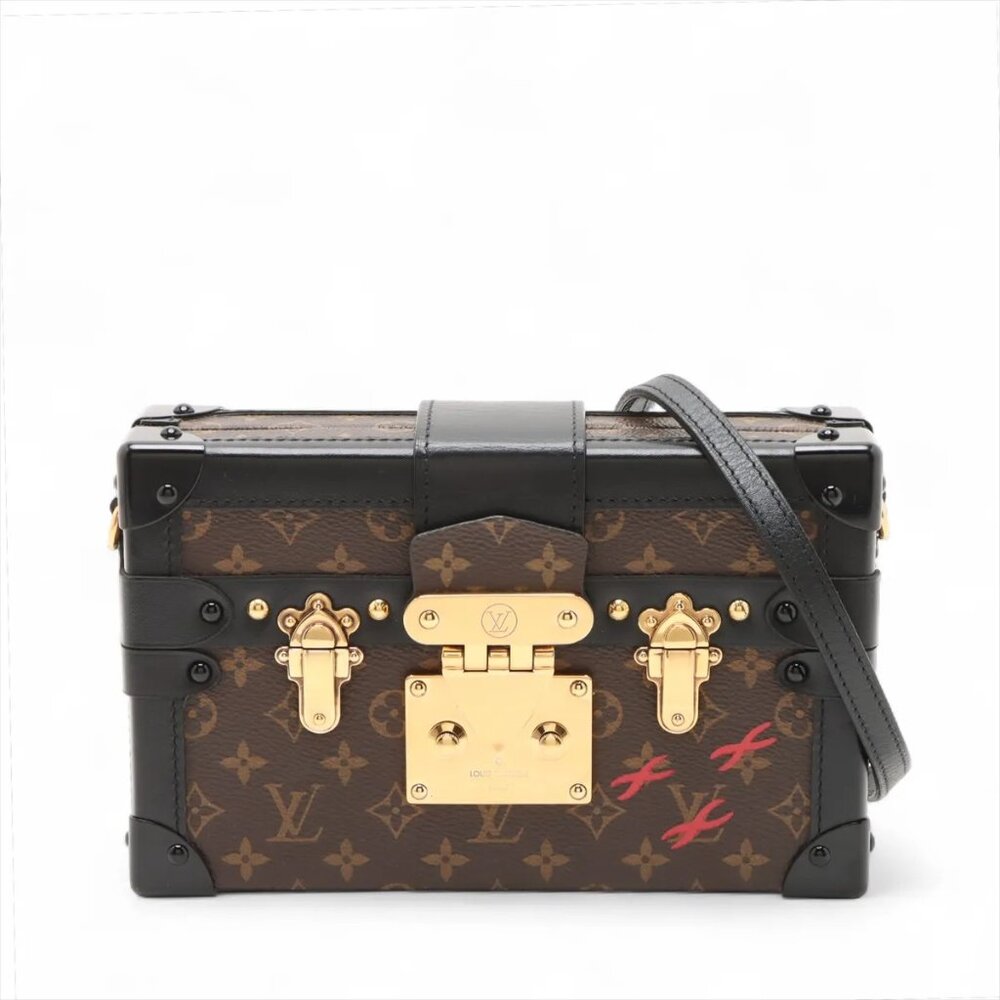 👜 Louis Vuitton Monogram Petite Malle M45943 Brown/Black